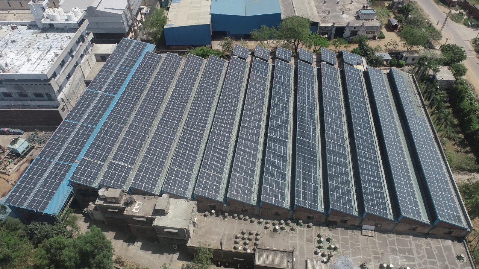 Ratan Engineering solar installation at Bhiwadi, Rajasthan
